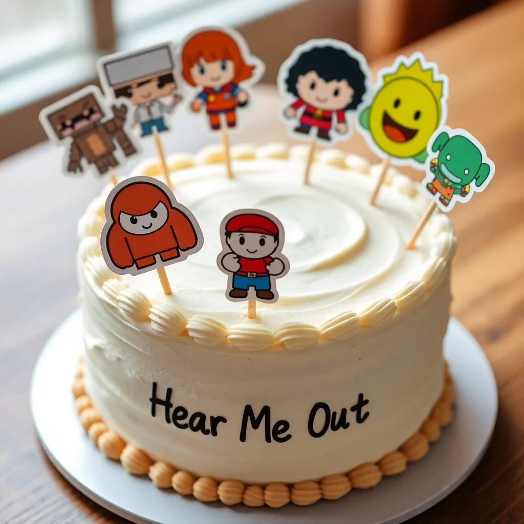 Hear Me Out Cake : 15