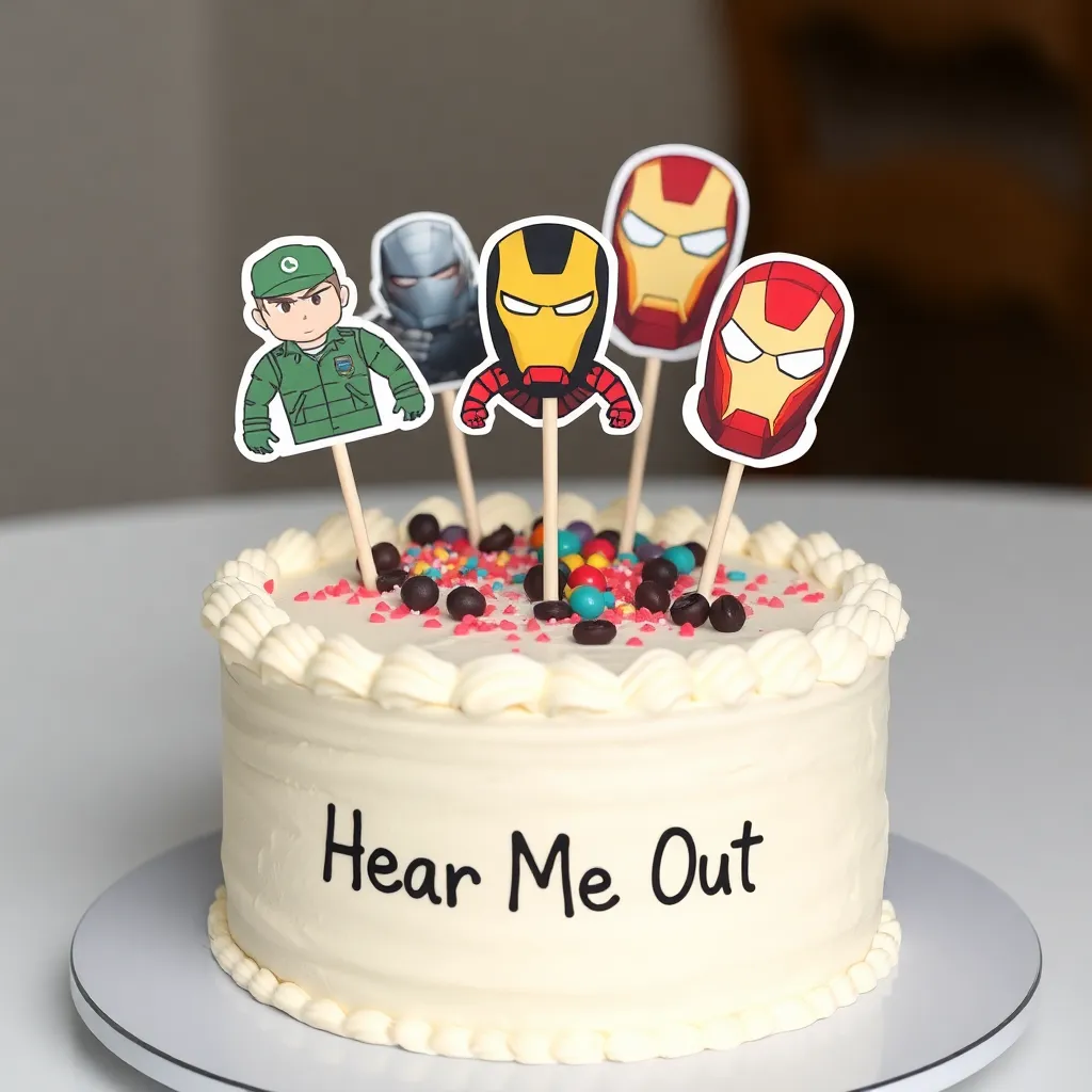 Hear Me Out Cake : iron man