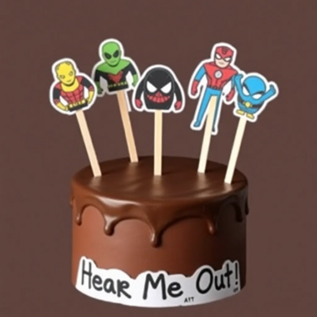 Hear Me Out Cake : Omni-Man from Invincible